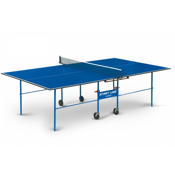 Теннисный стол Olympic с сеткой - стол для настольного тенниса для частного использования со встроенной сеткой. 6021