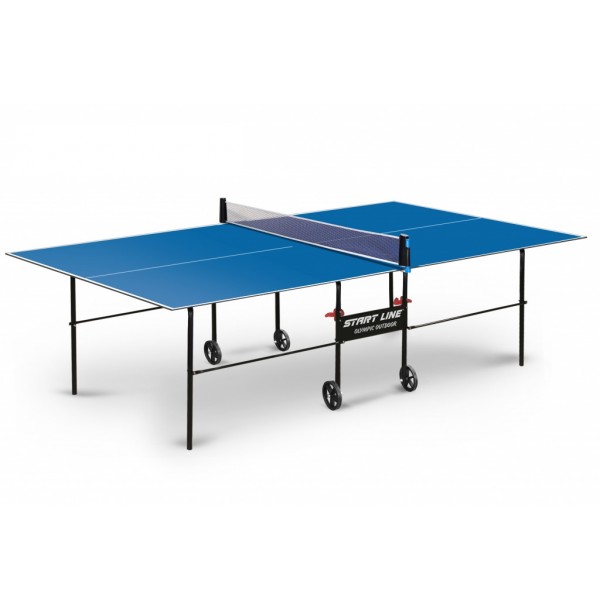 Теннисный стол Olympic Outdoor blue- любительский всепогодный стол для использования на открытых площадках и в помещениях. 6023-5