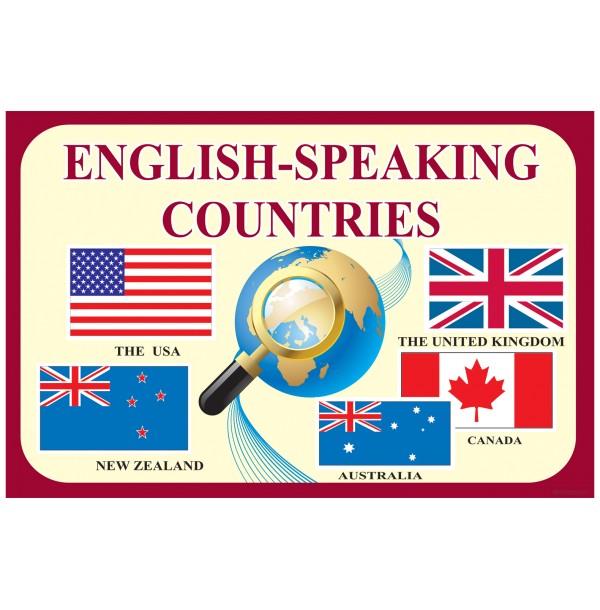 Стенд English speaking countries