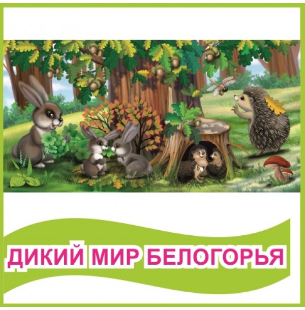 Табличка "Дикий мир Белогорья"
