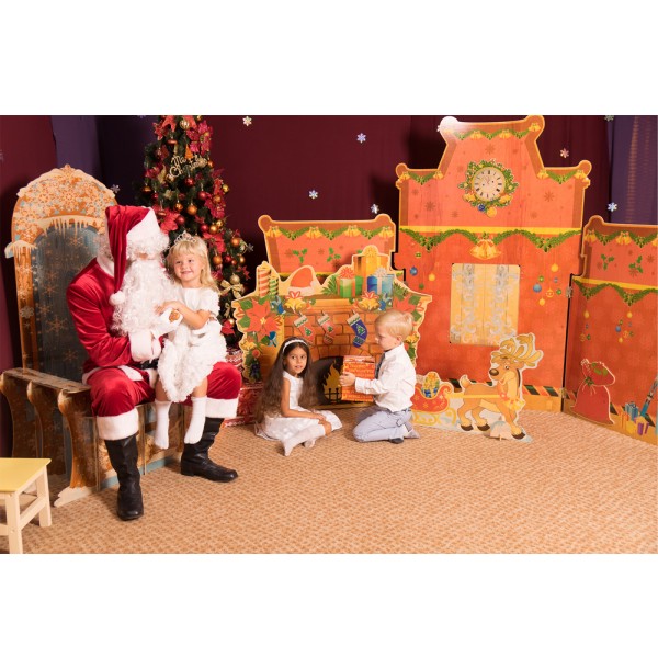 Комплект декораций Санта ждет детей