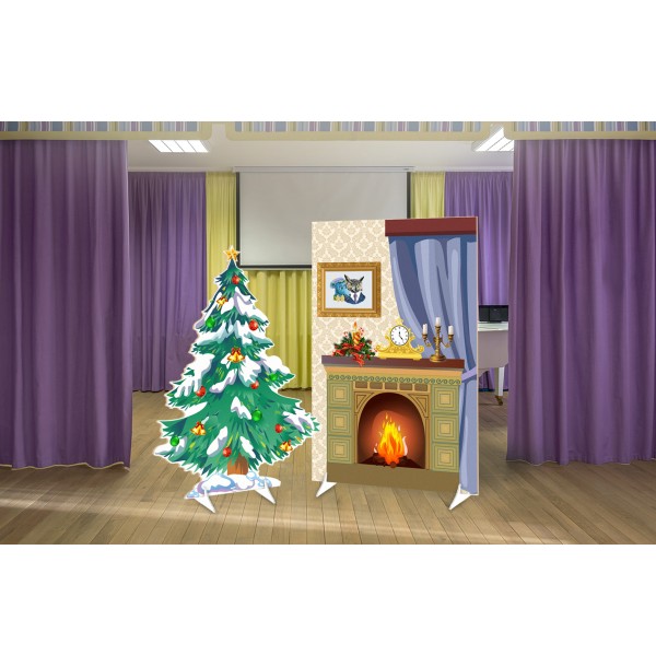 Комплект декораций “Рождественское настроение”