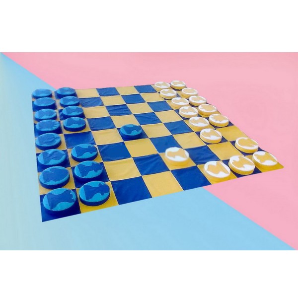 Детский игровой набор "Шашки+Шахматы". Т74